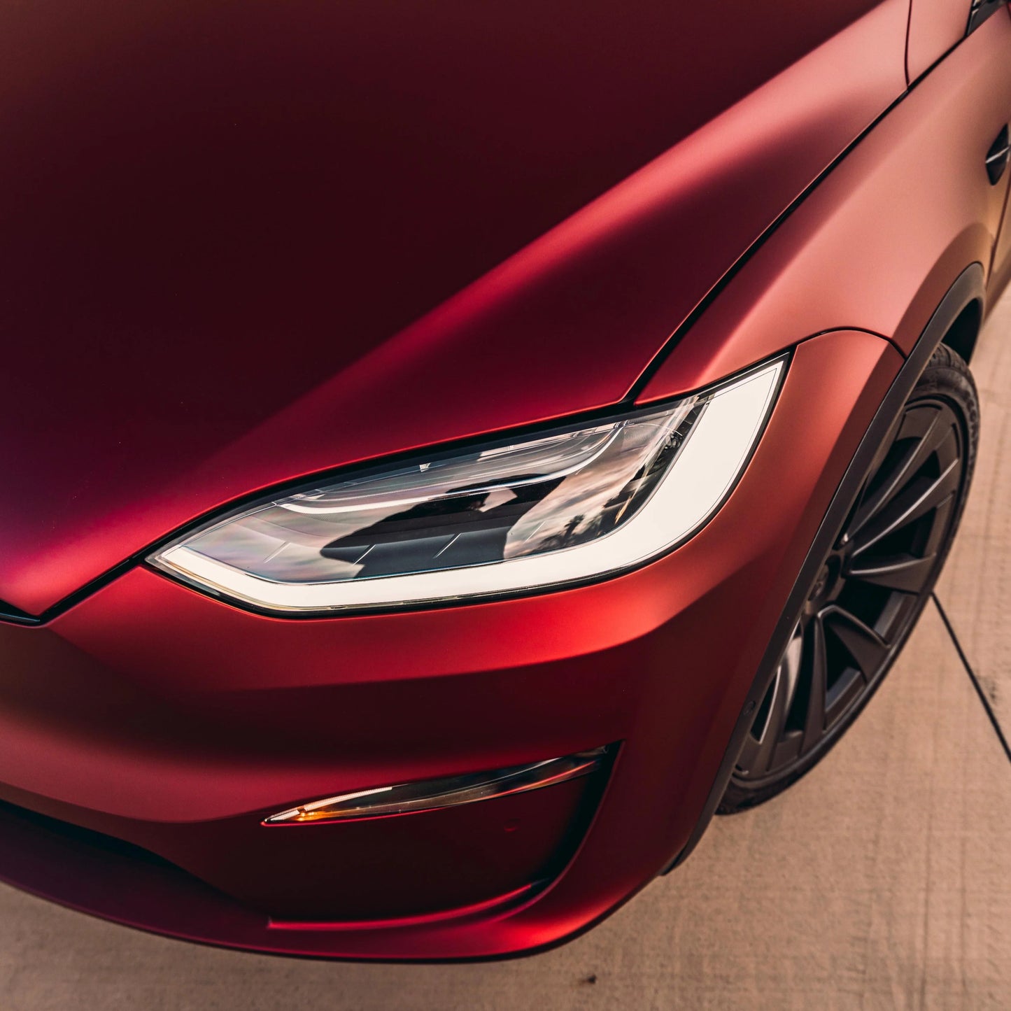 Dynamic PPF - Satin Liquid Metallic Blood Red