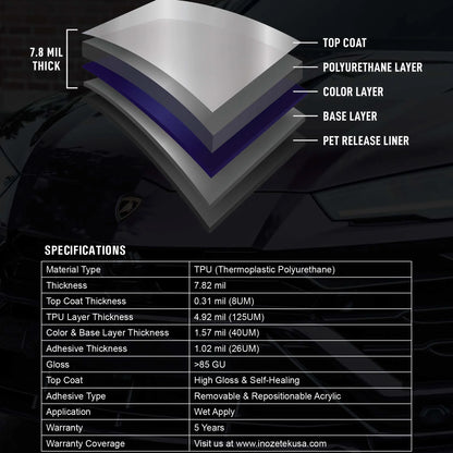 Dynamic PPF - Satin Liquid Metallic Silver